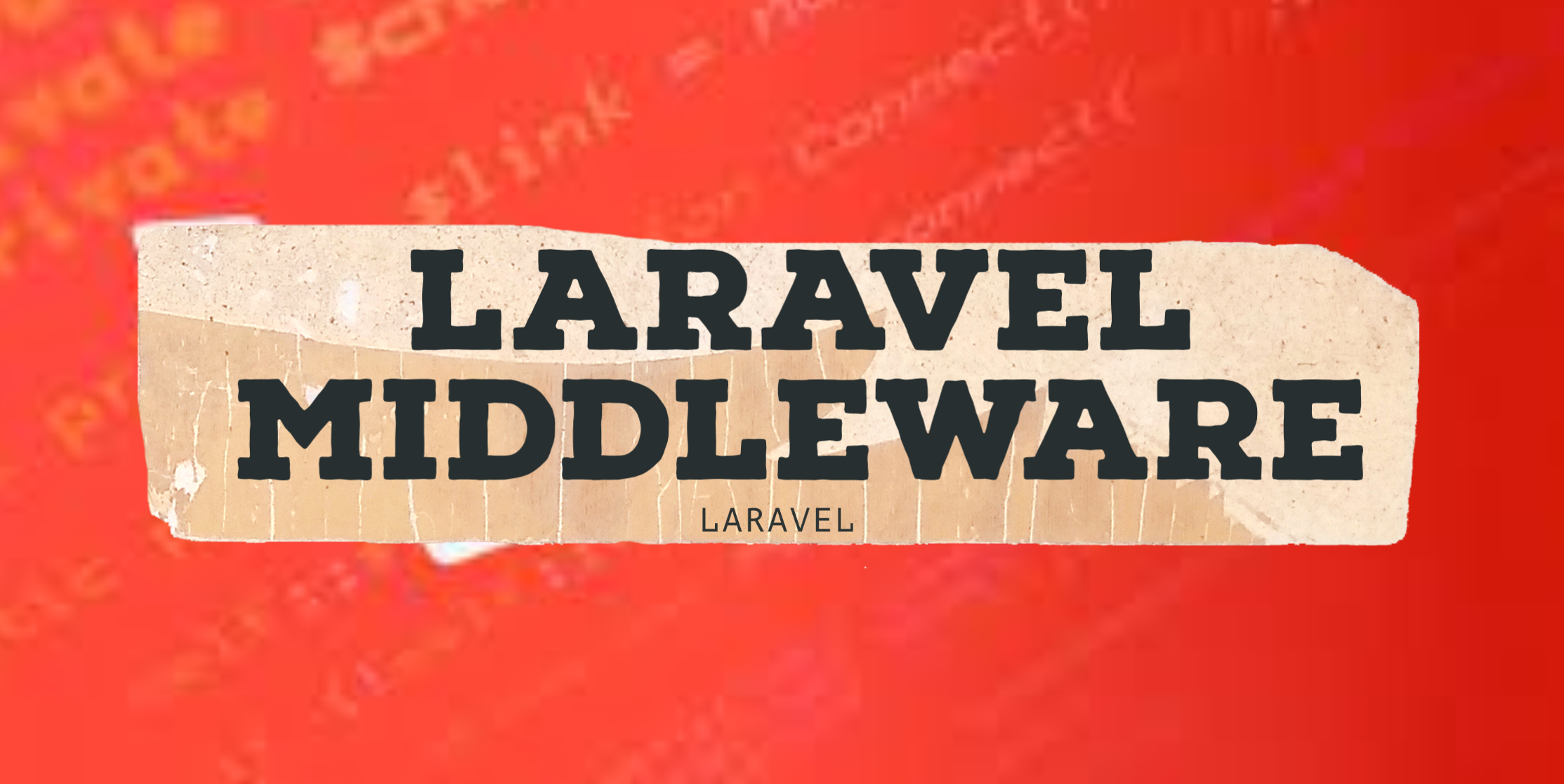 How to create Middleware in Laravel
