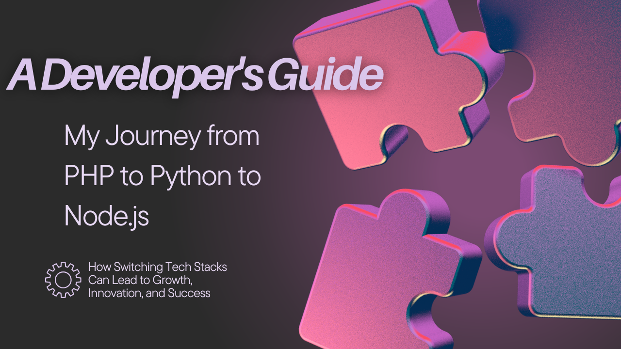 how to change tech stack from PHP to Node JS or Python