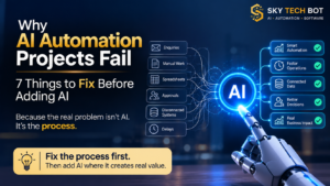 Why AI Automation Projects Fail: 7 Things to Fix